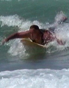 Me catching wave